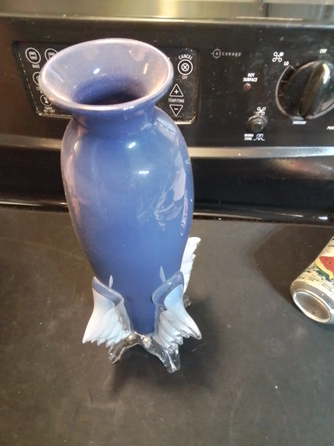 Art Murano Style Glass Vase 13" - photo 3
