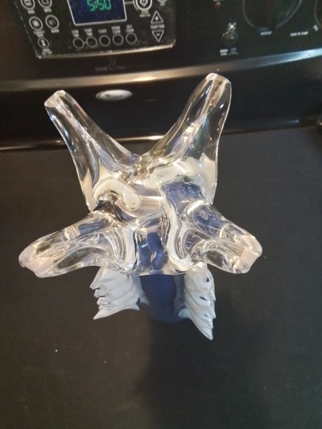 Art Murano Style Glass Vase 13" - photo 5