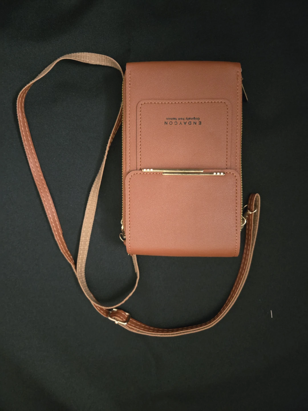 ENDAYCON Brown Crossbody Phone Bag - photo 2