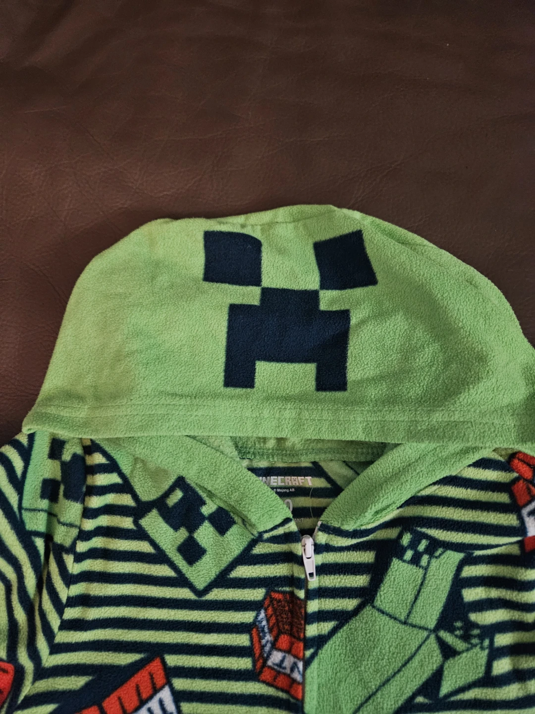 Minecraft Size 10 Kids Pajama Onesie - photo 3
