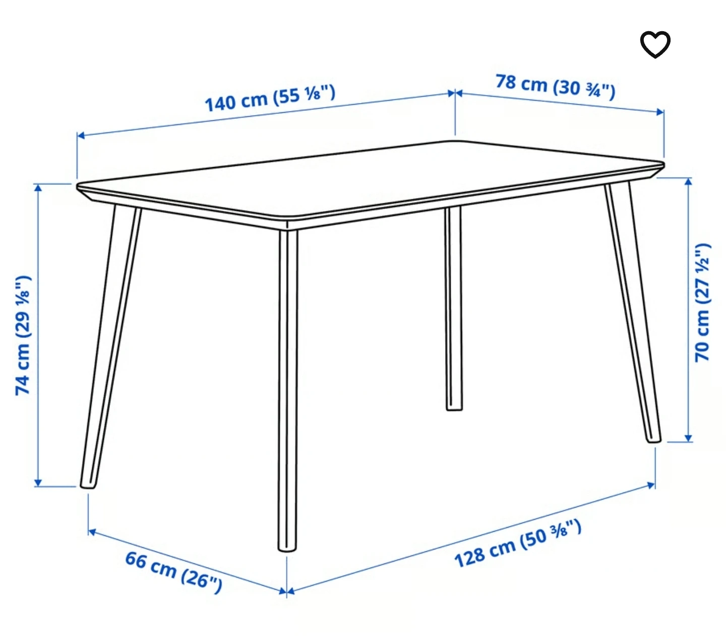 IKEA LERHAMN Dining Table & 4 Chairs - Black - photo 4