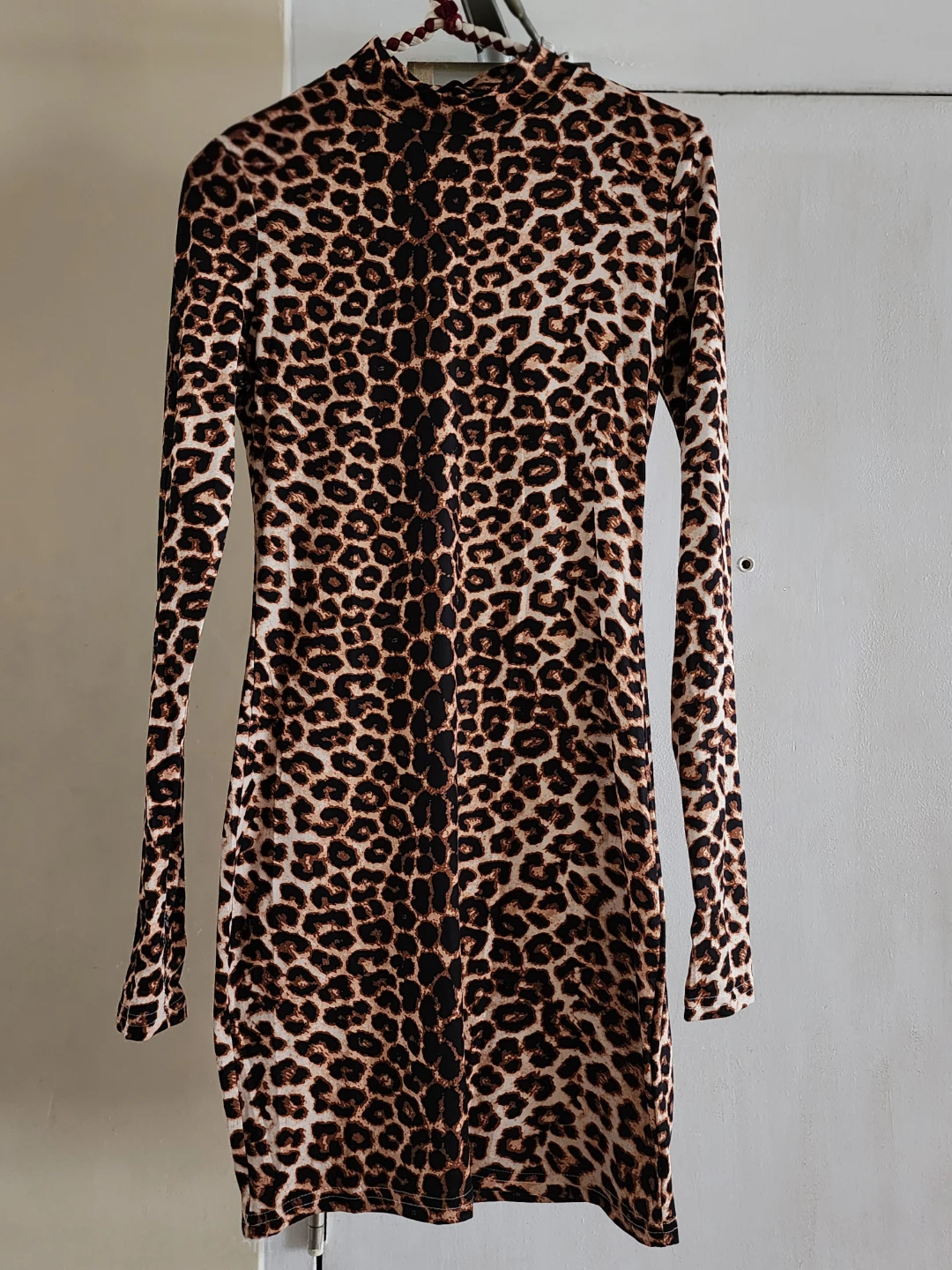 Meow * Beautiful Leopard Print Bodycon Mini Dress * NEW