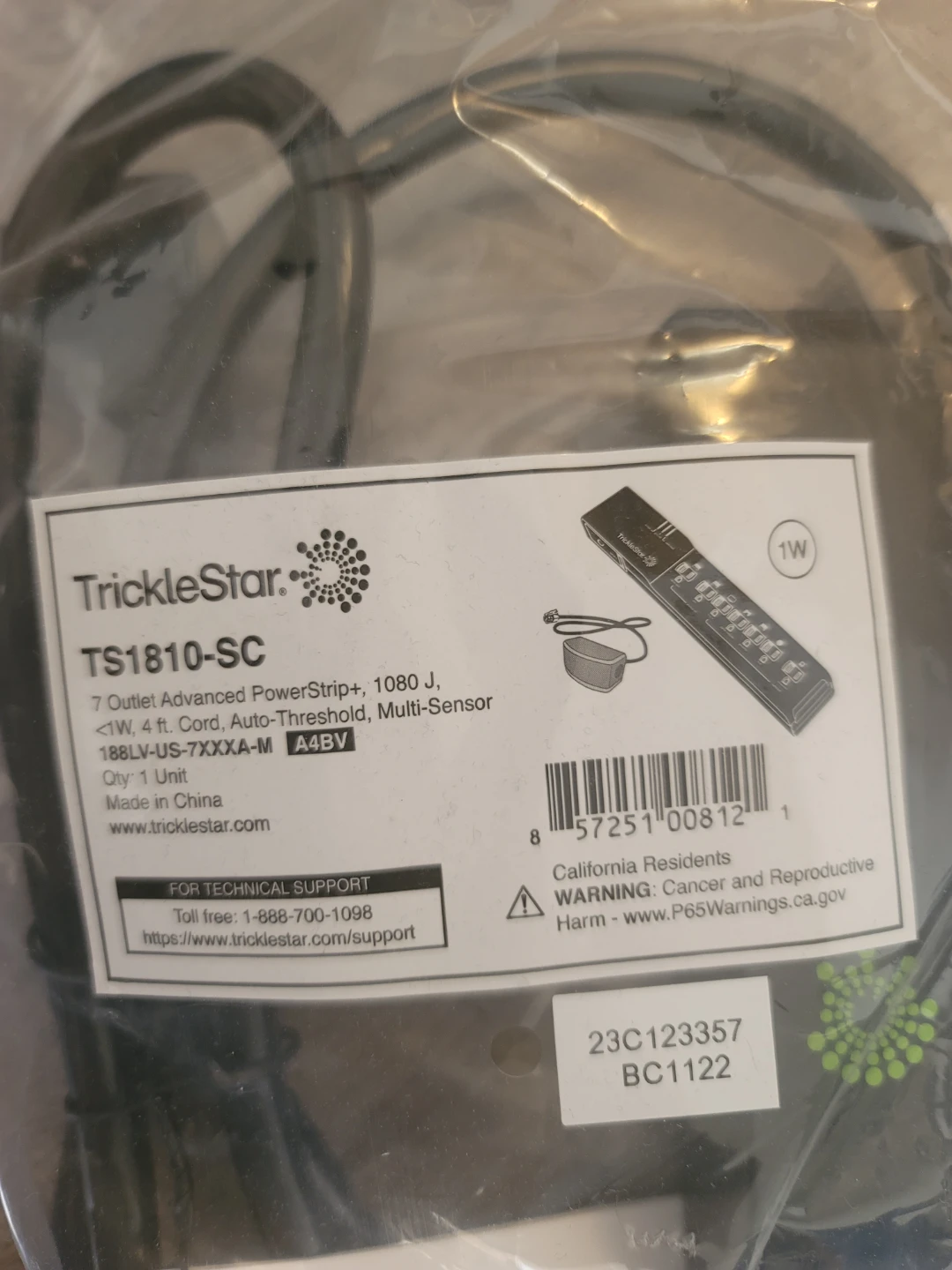 TrickleStar TS1810-SC Power Strip - photo 4