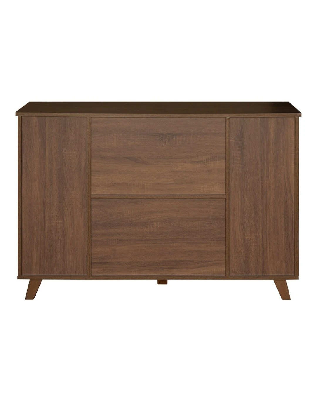 Homy Casa Latza Cabinet Walnut Manufactured Wood 47.2-in w - photo 3