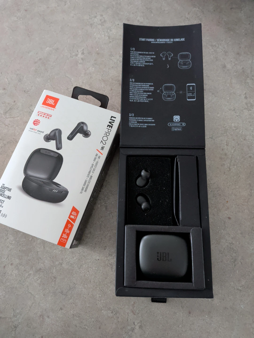 New JBL Live Pro 2 TWS Black Earbuds - photo 2