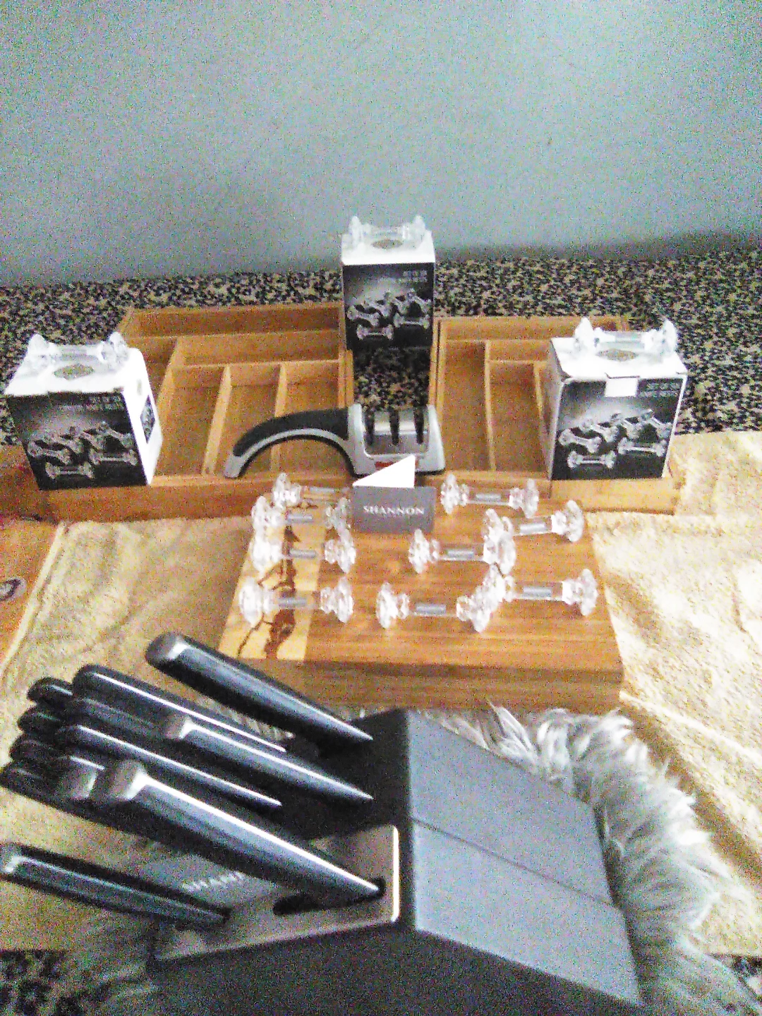 Shannon Crystal Knife Rests - Set of Six - photo 4