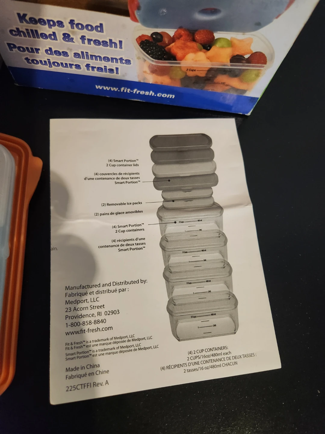 New Fit & Fresh Smart Portion Chill Containers with Ice Packs - photo 4
