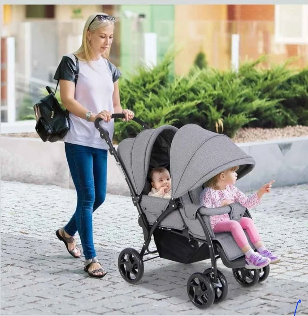 HONEY JOY Double Stroller,  Infant Twin Stroller brandnew - photo 2