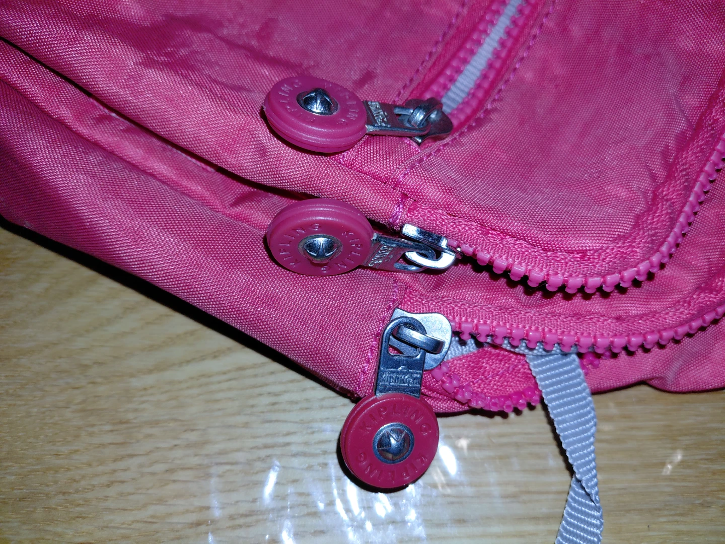 Kipling Pink Sling Mini Backpack with Monkey Keychain - photo 4