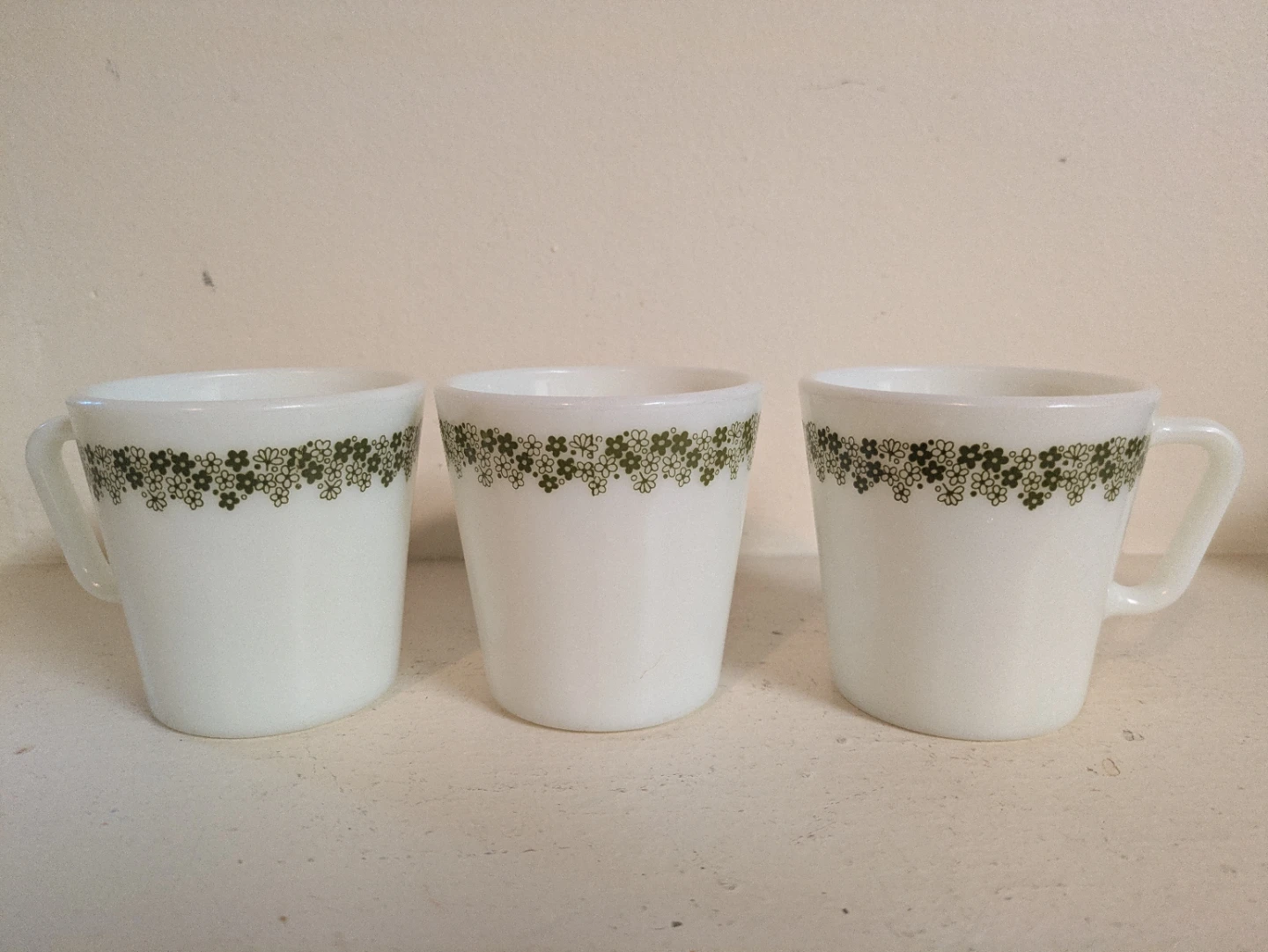 Vintage Pyrex Mugs - Set of 3
