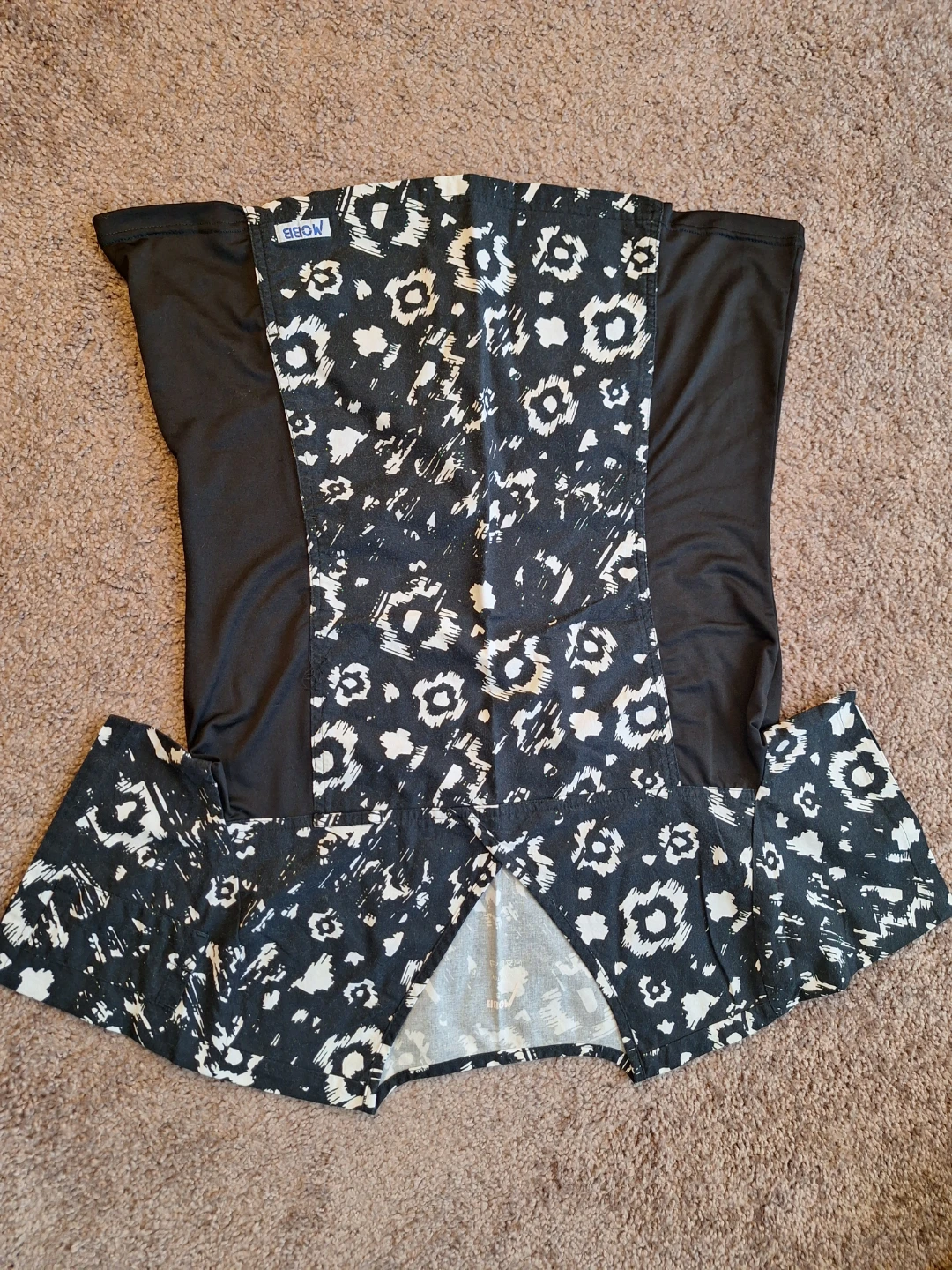 MOBB Black & White Top - Size S
