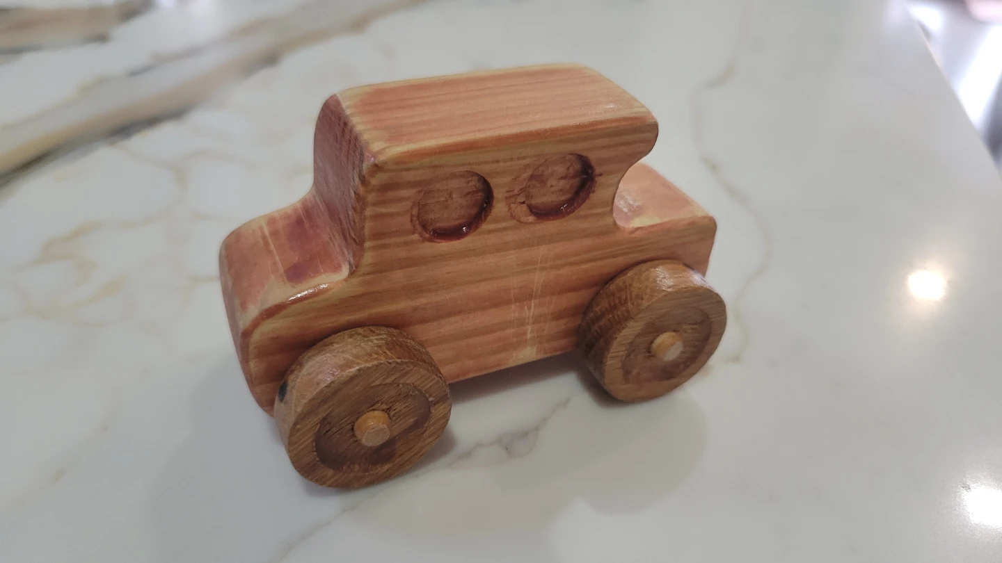 Wooden Toy Car - photo 2
