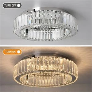 Vinilky® Flush Mount Crystal Ceiling Light - 15 - photo 5