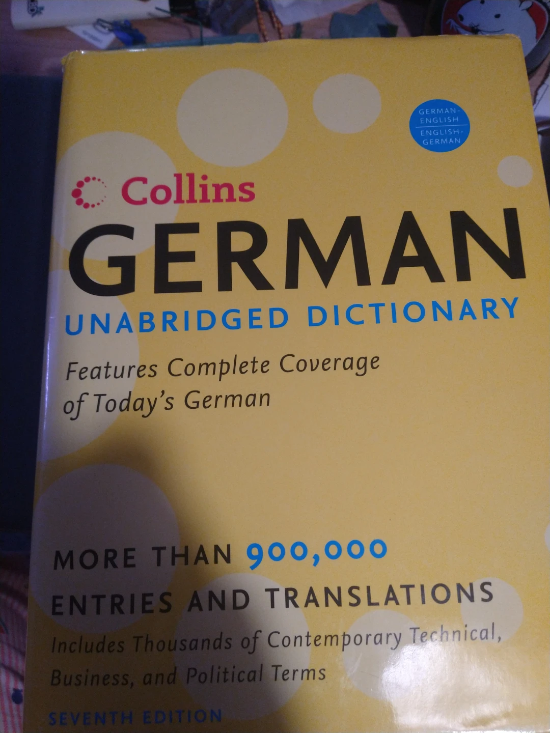 Collins German Unabridged Dictionary