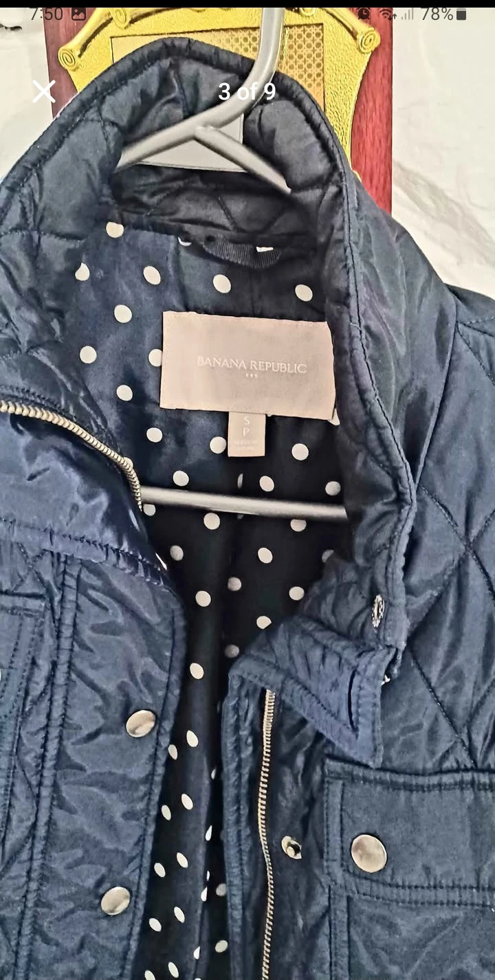 Banana Republic Quilted Jacket - Size S