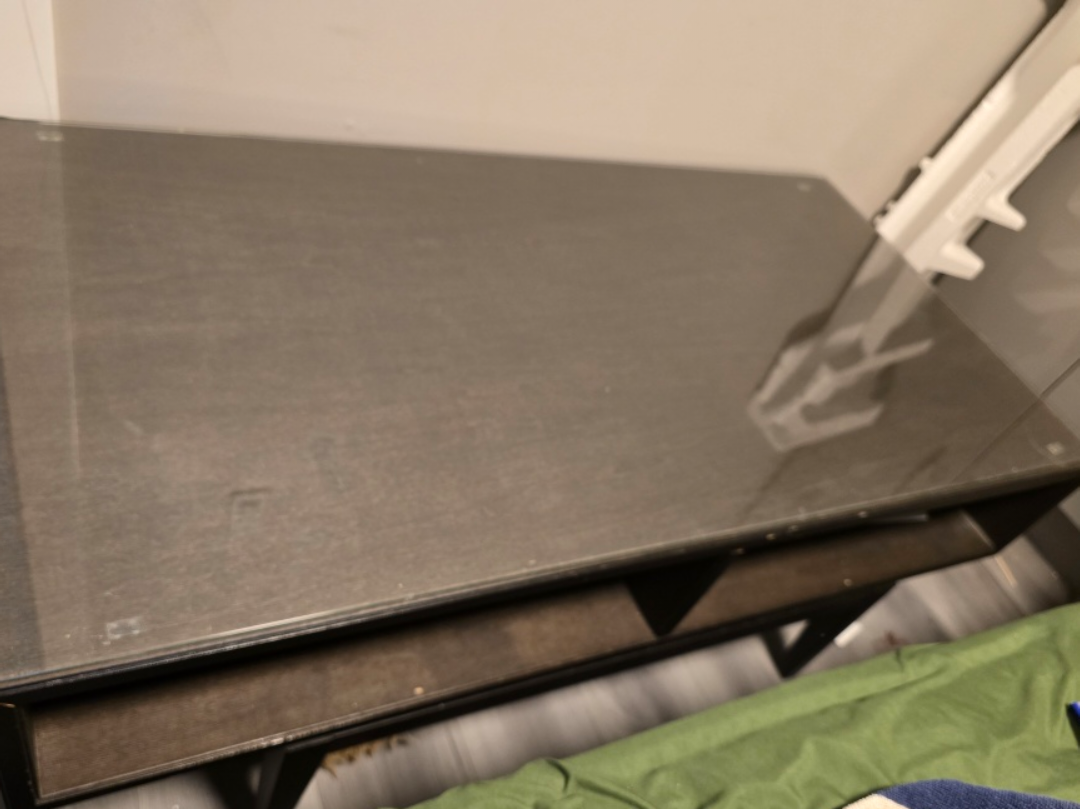 Dark Wood Coffee Table with Glass Top - photo 3