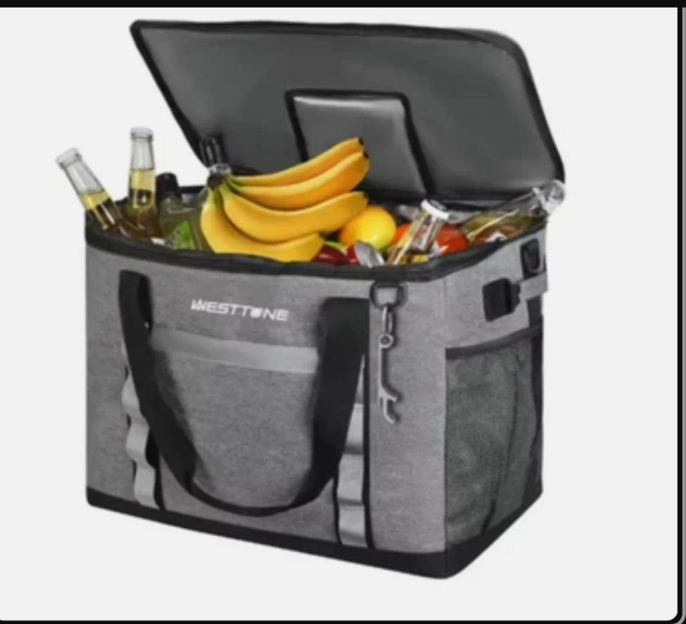 Portable Soft Cooler Bag - Can Insulated Camping Cooler, Leak...