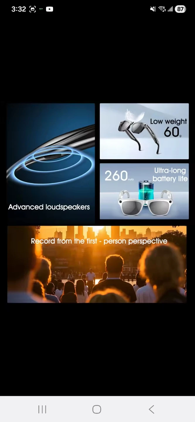 Smart Glasses with Camera and AI Assistant - photo 3