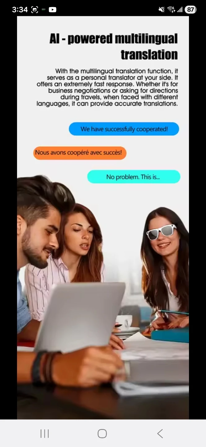 Smart Glasses with Camera and AI Assistant - photo 5