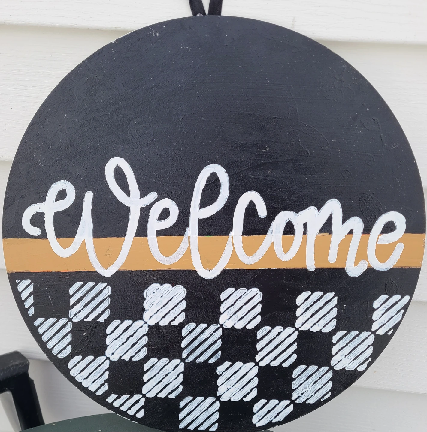 Welcome Round Door Hanger