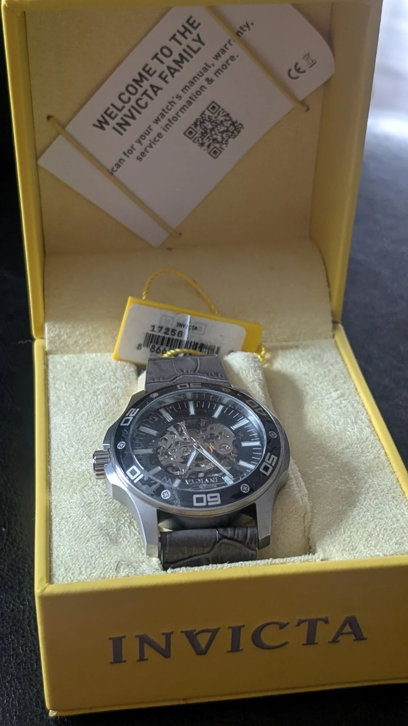 Invicta Automatic Watch with Leather Band - photo 3