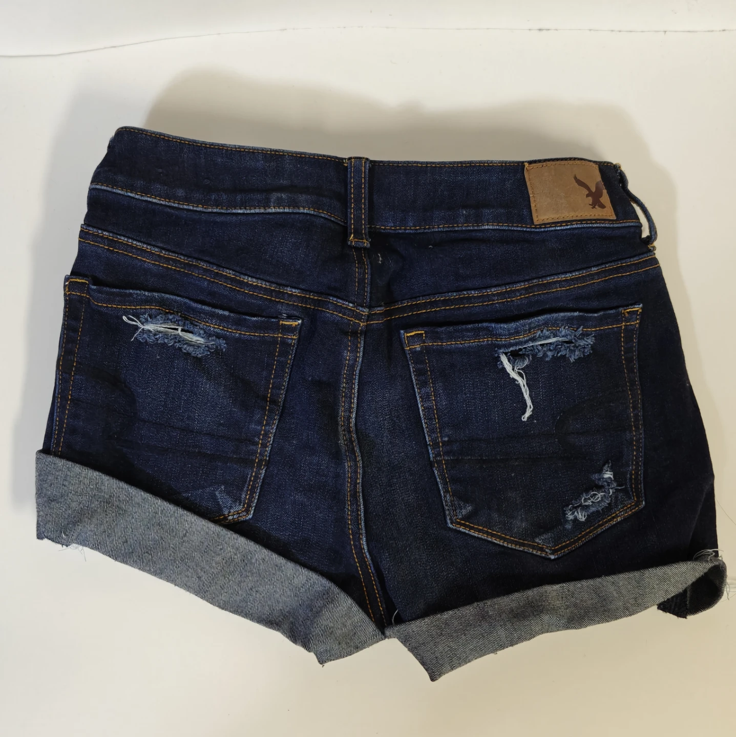 Blue Denim Jean Shorts - photo 2