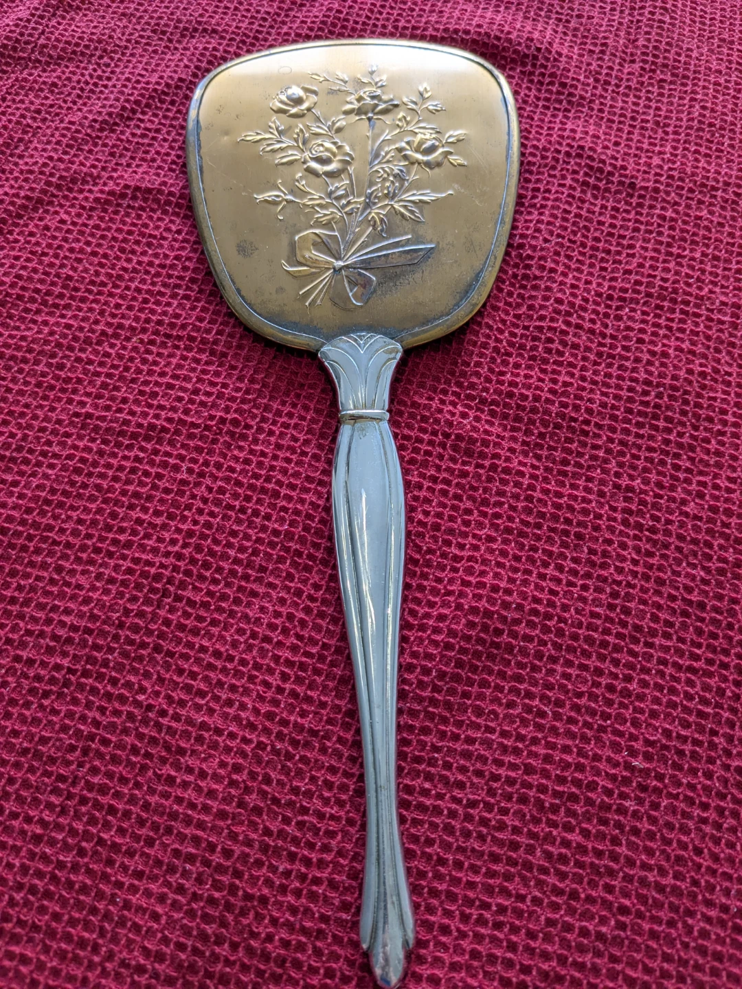 Vintage Floral Handheld Mirror