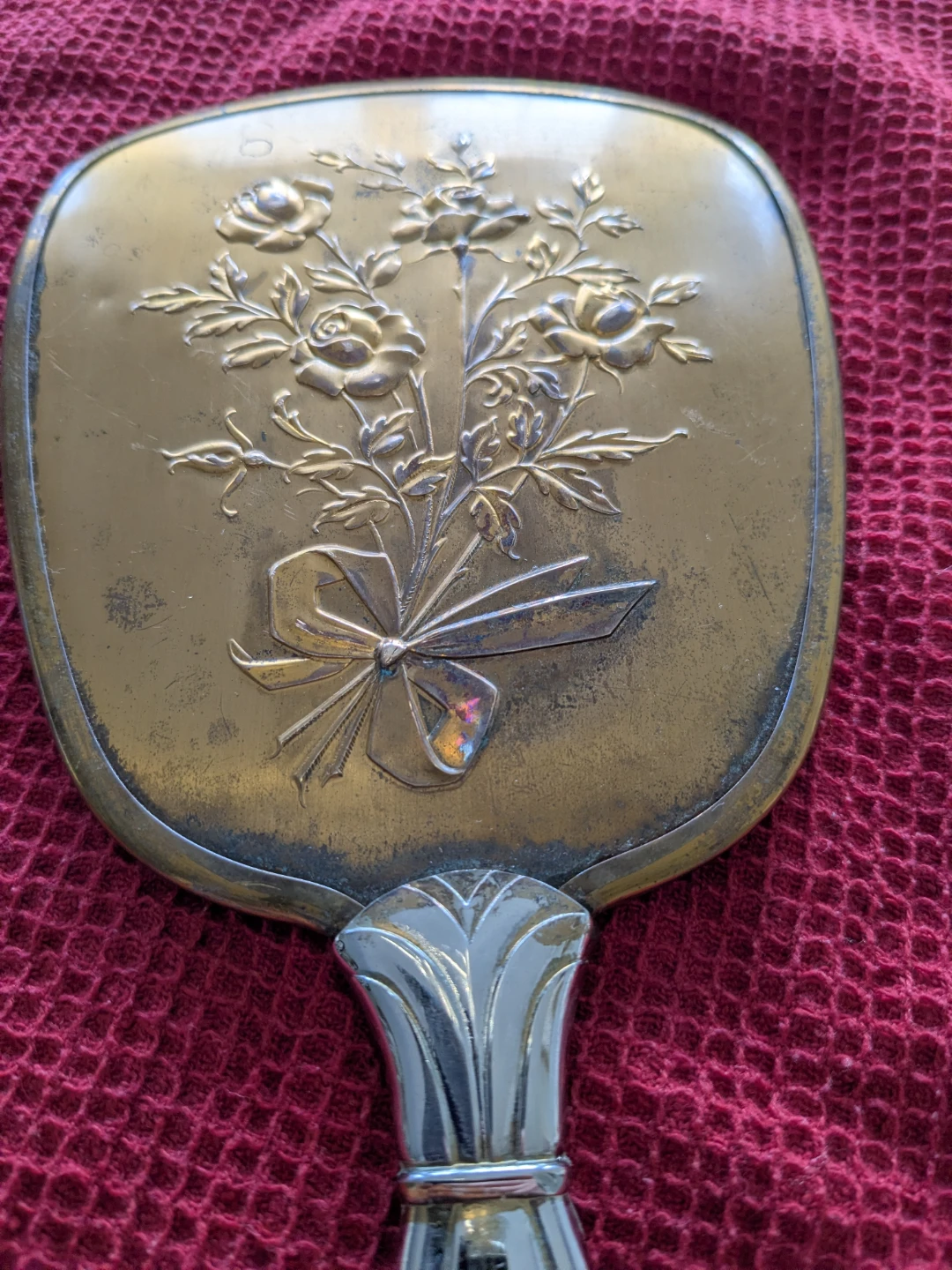 Vintage Floral Handheld Mirror - photo 4