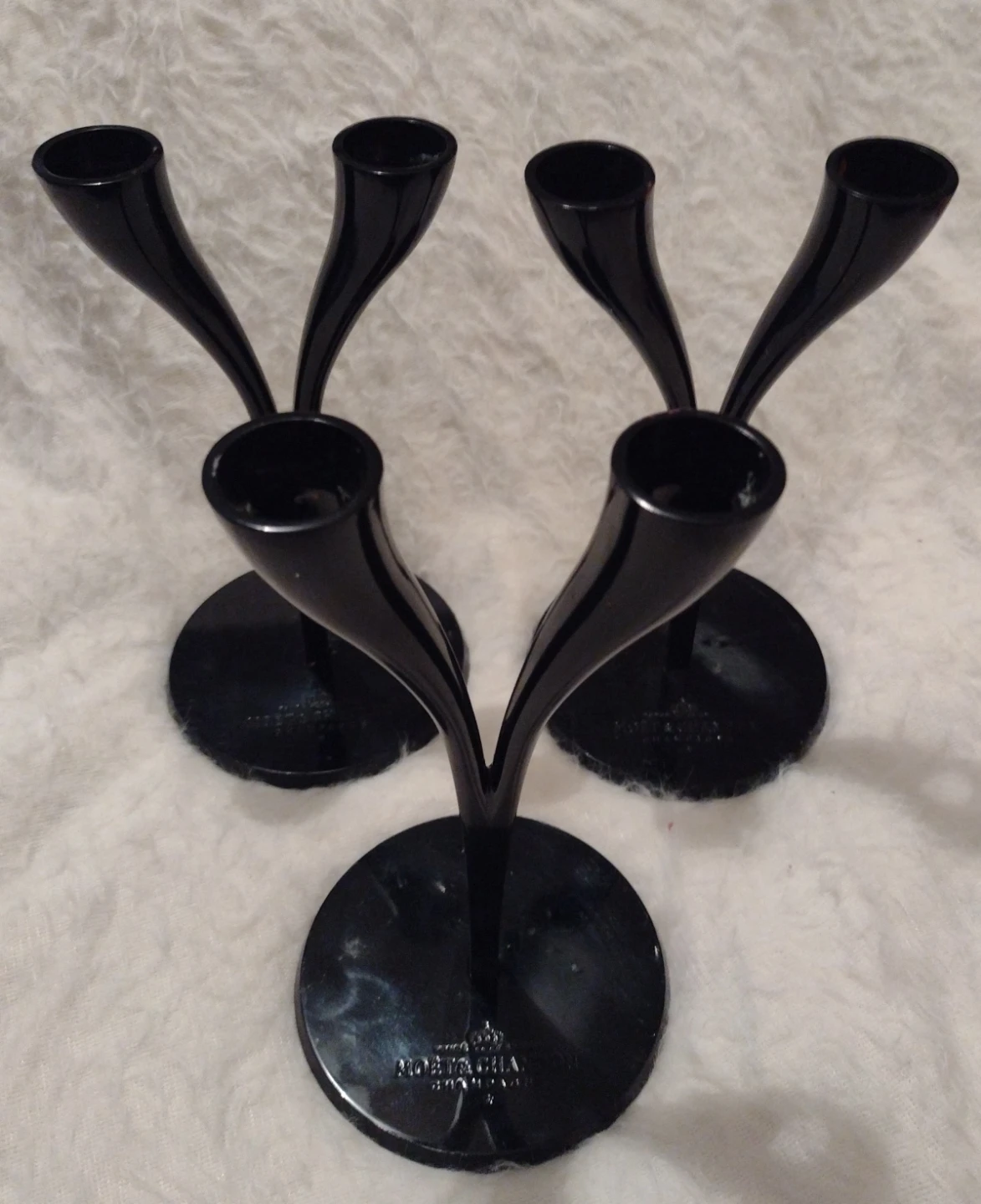 Moet Chandon Champagne Flute Holders BLACK Philippe Di Meo Reso