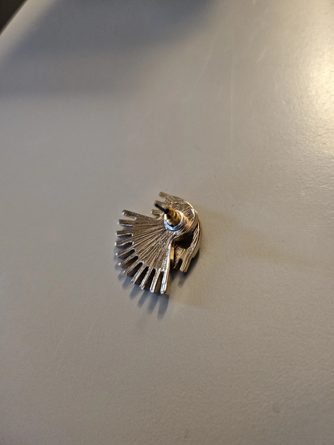 Gold-tone Eye Design Stud Earring - photo 2