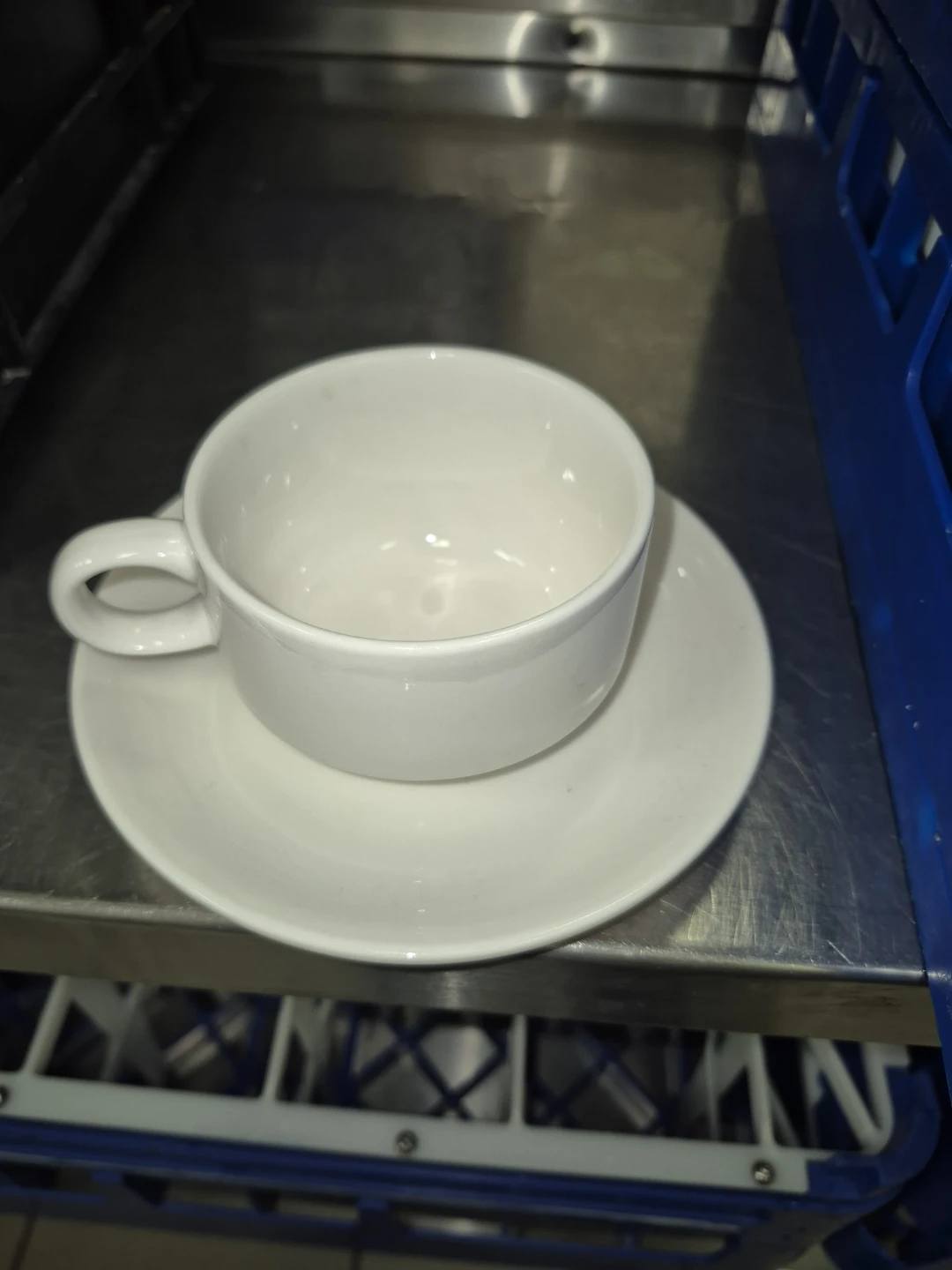 115 piece set White Ceramic Teacup and Saucer Set