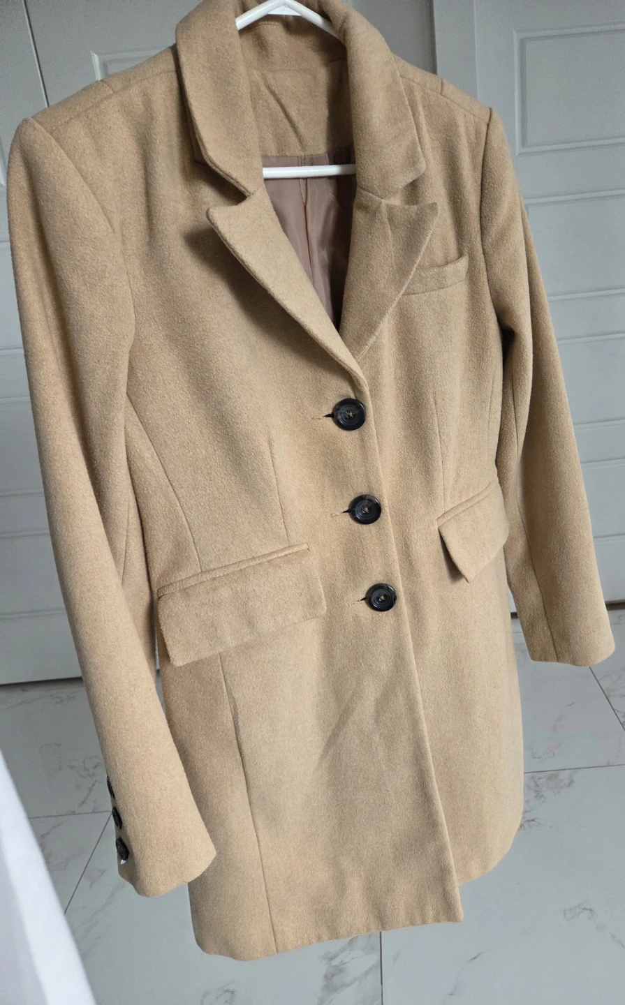 Women Beige Coat - Size S/P