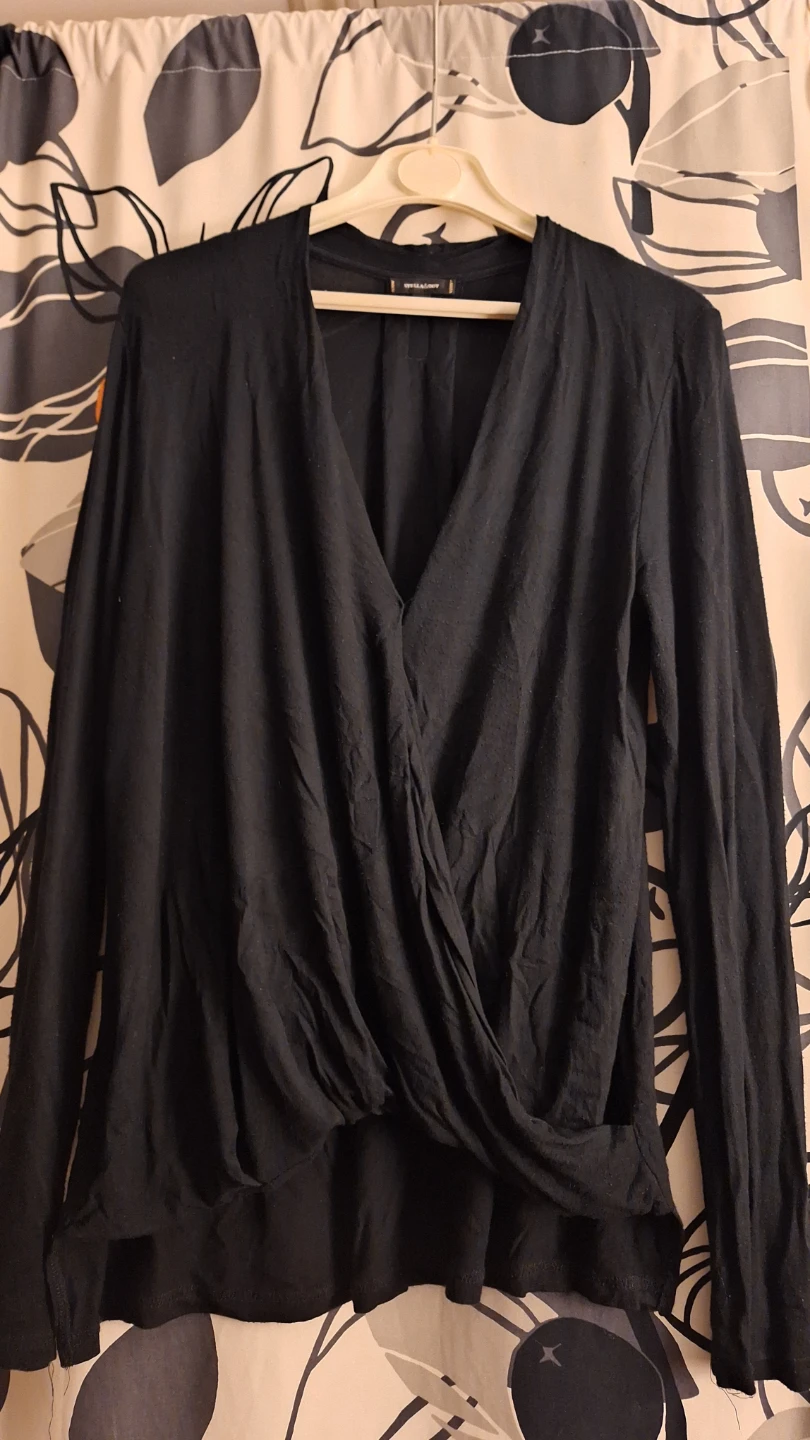 Stella & Dot Black Long Sleeve Top - Size S