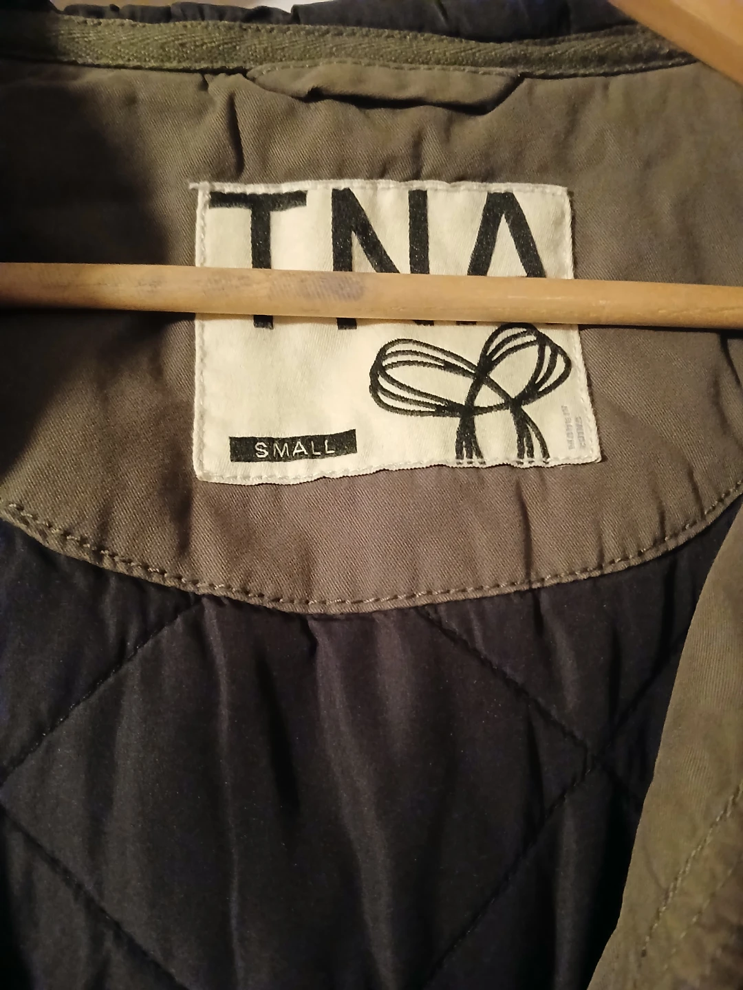 TNA Olive Green Hooded Jacket Size Small - photo 4