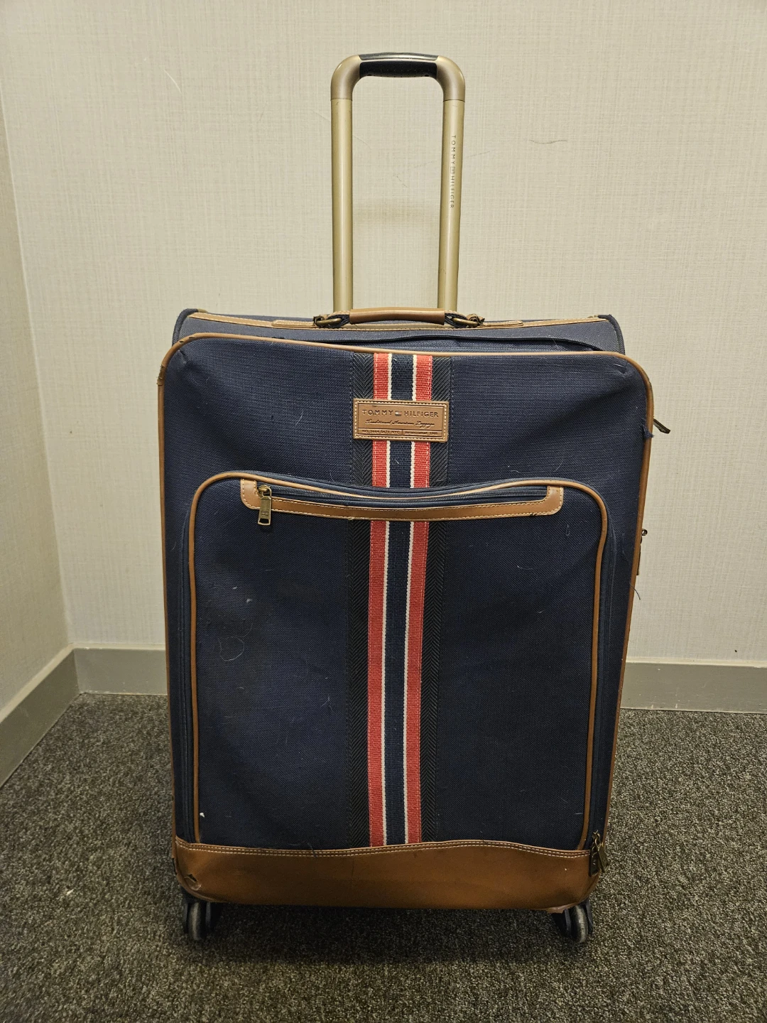 Tommy Hilfiger Expandable Luggage 28" Suitcase - Navy Blue