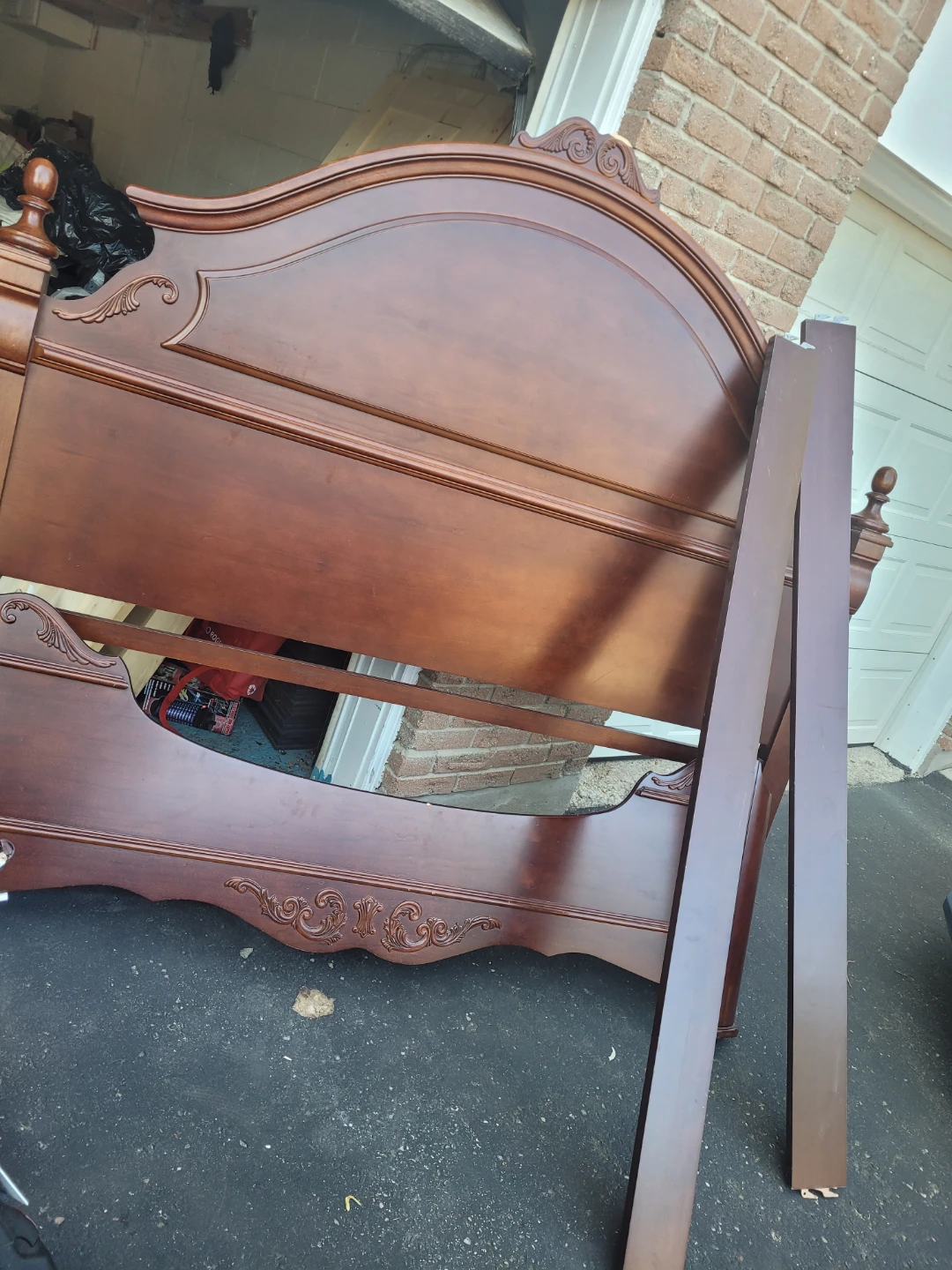 Wooden Bed Frame - Brown