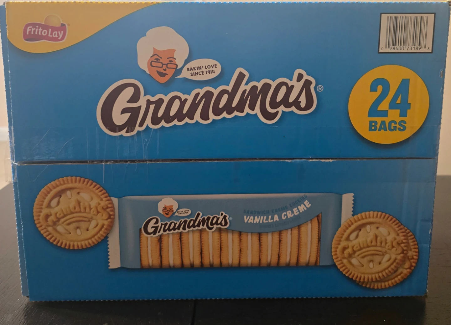 Grandma's Vanilla Creme Sandwich Cookies - 24 Bags