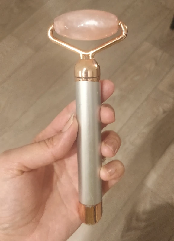 Rose Quartz Vibrating Facial Roller