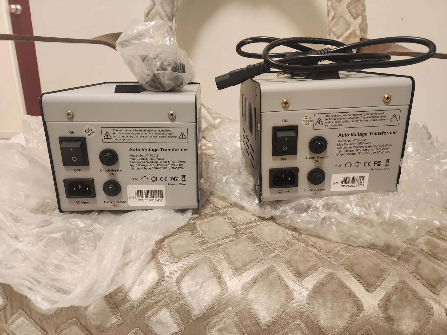 HOUSEYAS AT-500-2 Auto Voltage Transformer - photo 5
