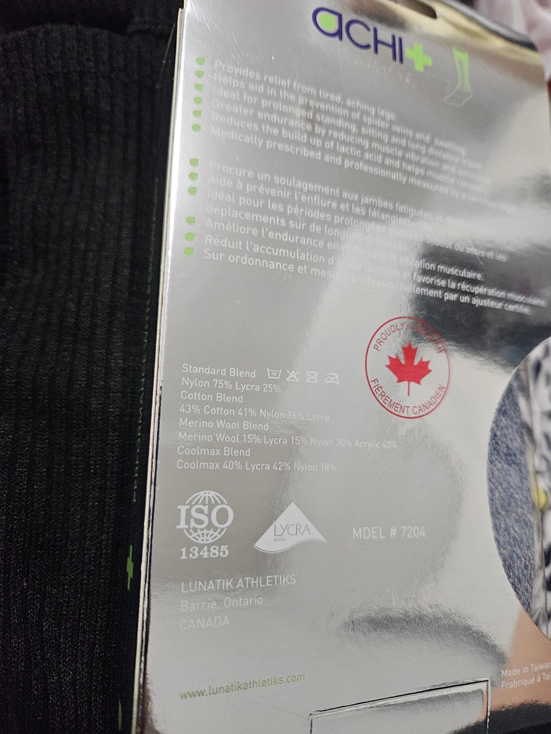 Achi+ Medical Compression Socks 20-30mM Hg- New in Box - photo 2