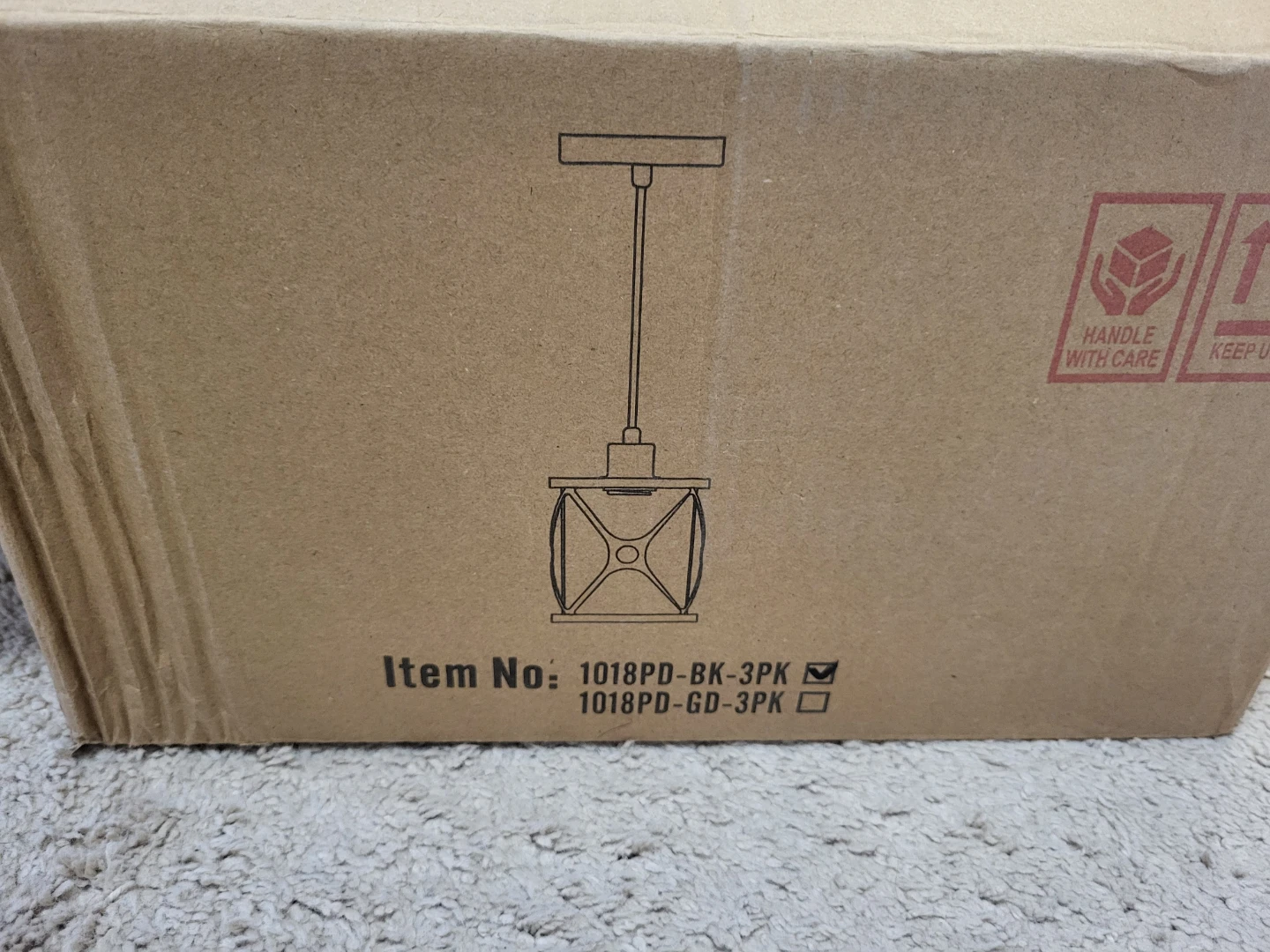 Set of 3 pendant lights (New in box) - photo 3
