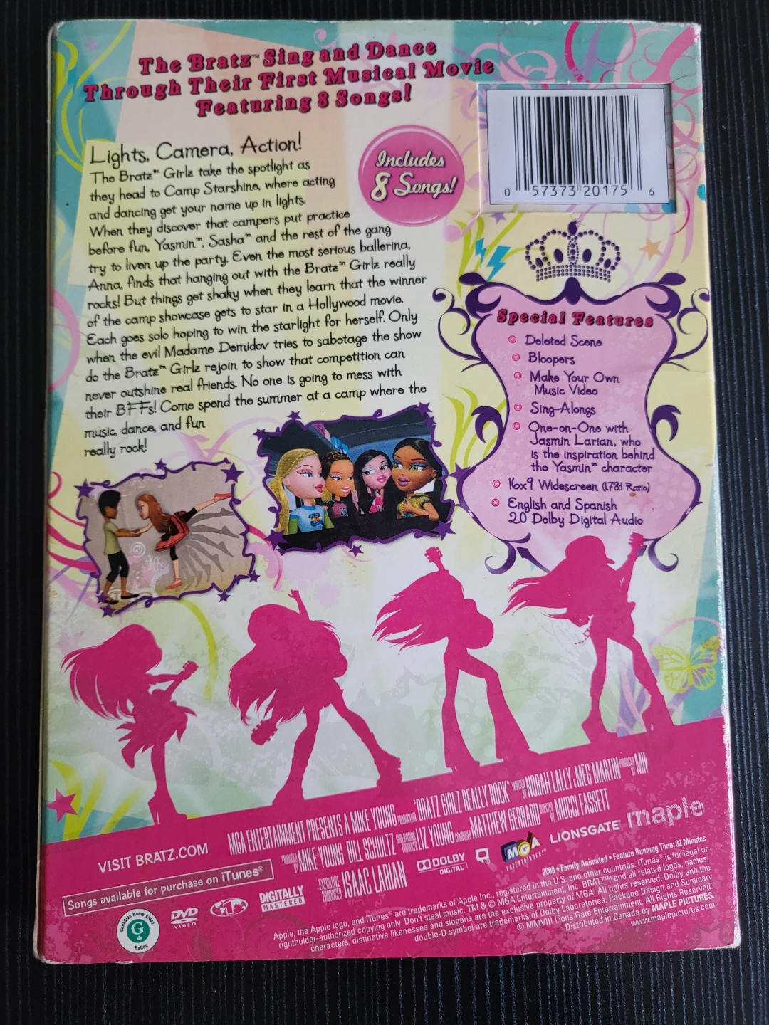 Bratz Girlz Really Rock DVD - photo 2