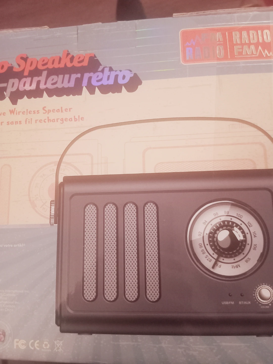 Retro Wireless Speaker - Radio FM