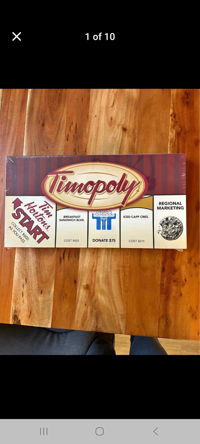 Wanted. I am looking for the timonopoly  board game.🥕