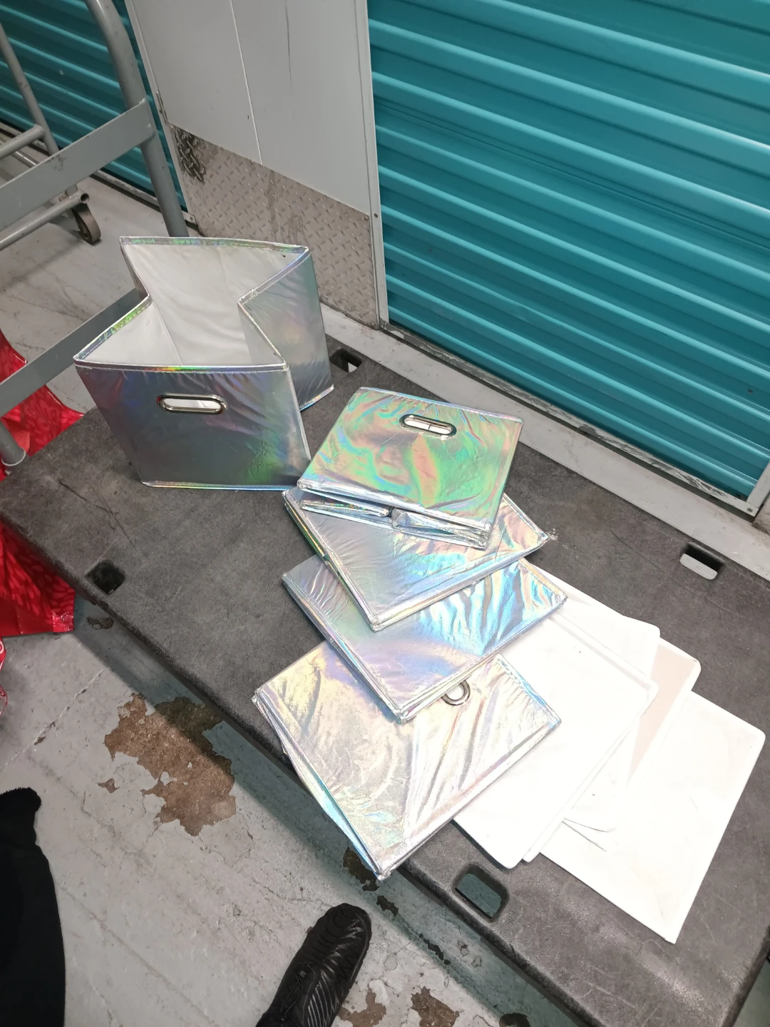 Iridescent Storage Bins - Set of 5 - photo 2