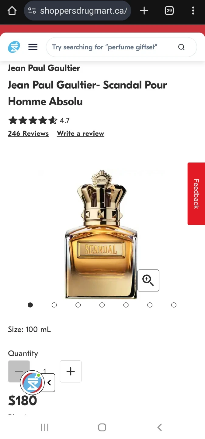 (Retail: $180) JPG - Scandal Pour Homme absolu Perfume - photo 4