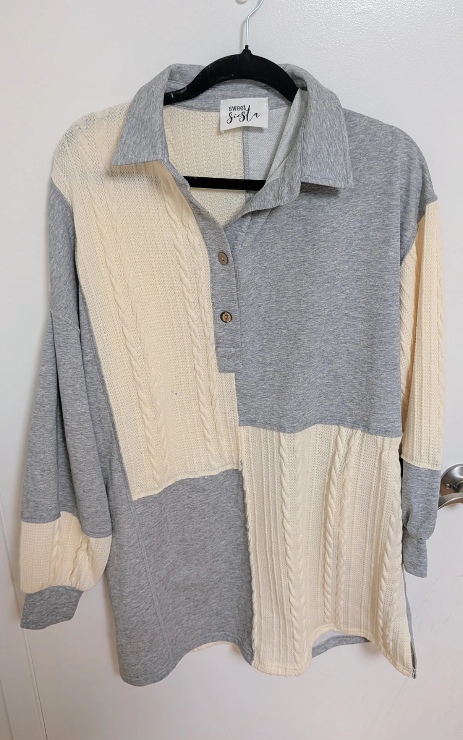 Sweet Siesta Colour Block Pullover - Women's Size Medium
