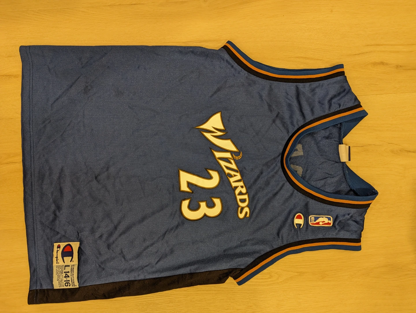 Champion NBA Wizards Jordan Jersey Size L