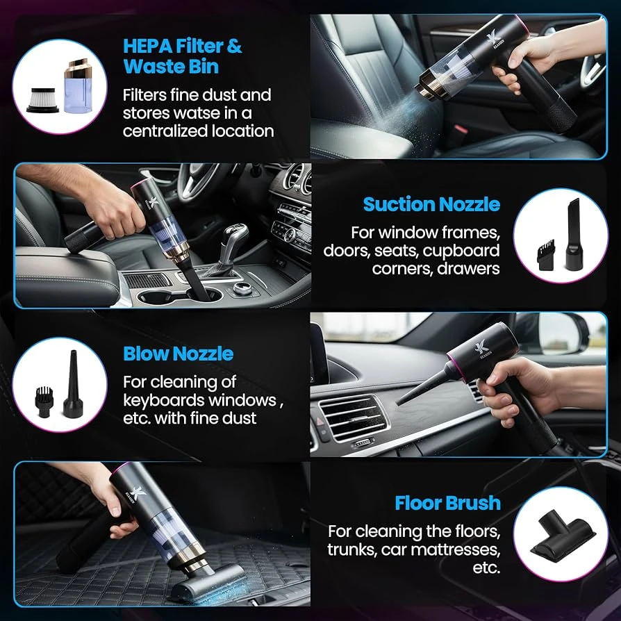 KLAASEN Handheld Car Vacuum Cleaner - photo 3