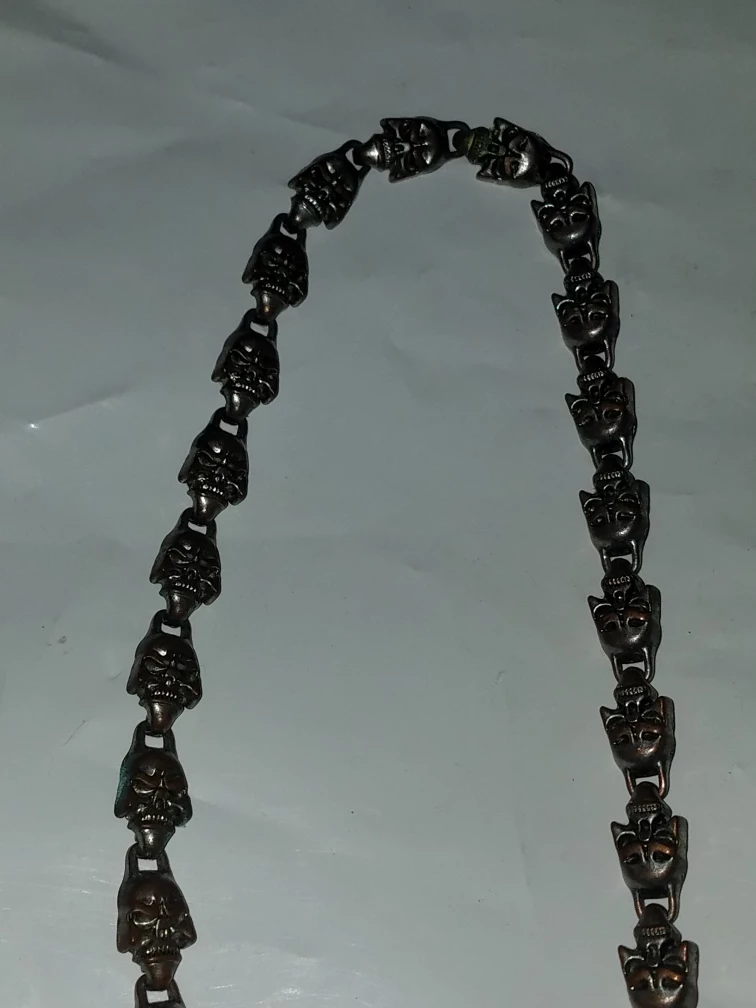 Skull Link Chain Necklace - photo 2